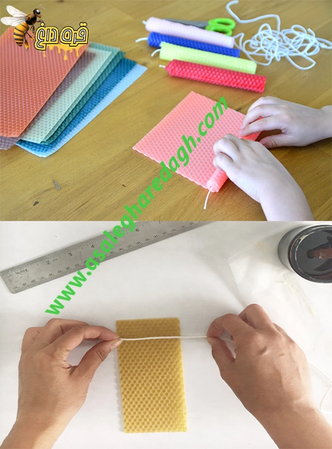 خرید موم ورق رنگی