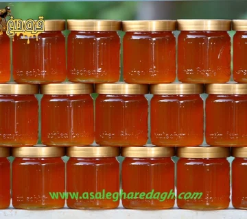 عسل طبیعی با حلبی