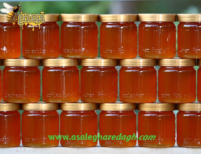 عسل طبیعی با حلبی